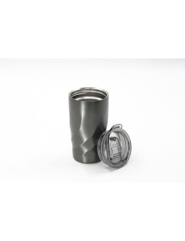 Mug nomade publicitaire  Vortex Calix Brandcharger Matières : acier inoxydable Couleurs : gun personnalisation rapide en France