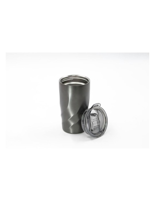 Mug nomade publicitaire  Vortex Calix Brandcharger Matières : acier inoxydable Couleurs : gun personnalisation rapide en France