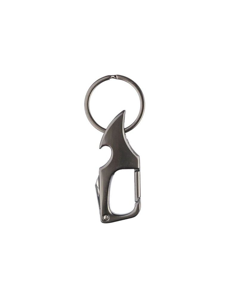 Porte-clés mousqueton en métal personnalisé Bella Matières : métal Couleurs : gun