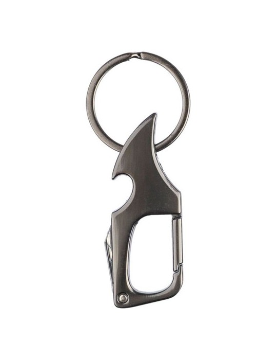 Porte-clés mousqueton en métal personnalisé Bella Matières : métal Couleurs : gun