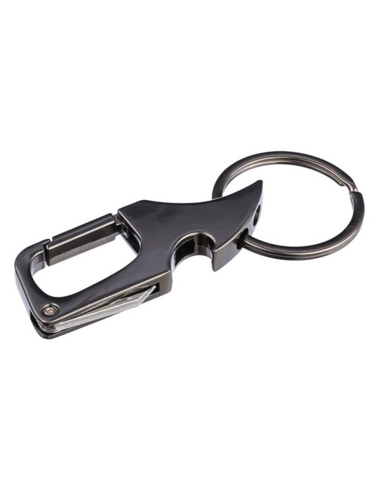 Porte-clés mousqueton en métal Bella