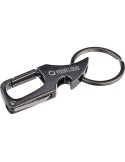 Porte-clés mousqueton en métal personnalisé Bella Matières : métal Couleurs : gun marquage laser ultra précis