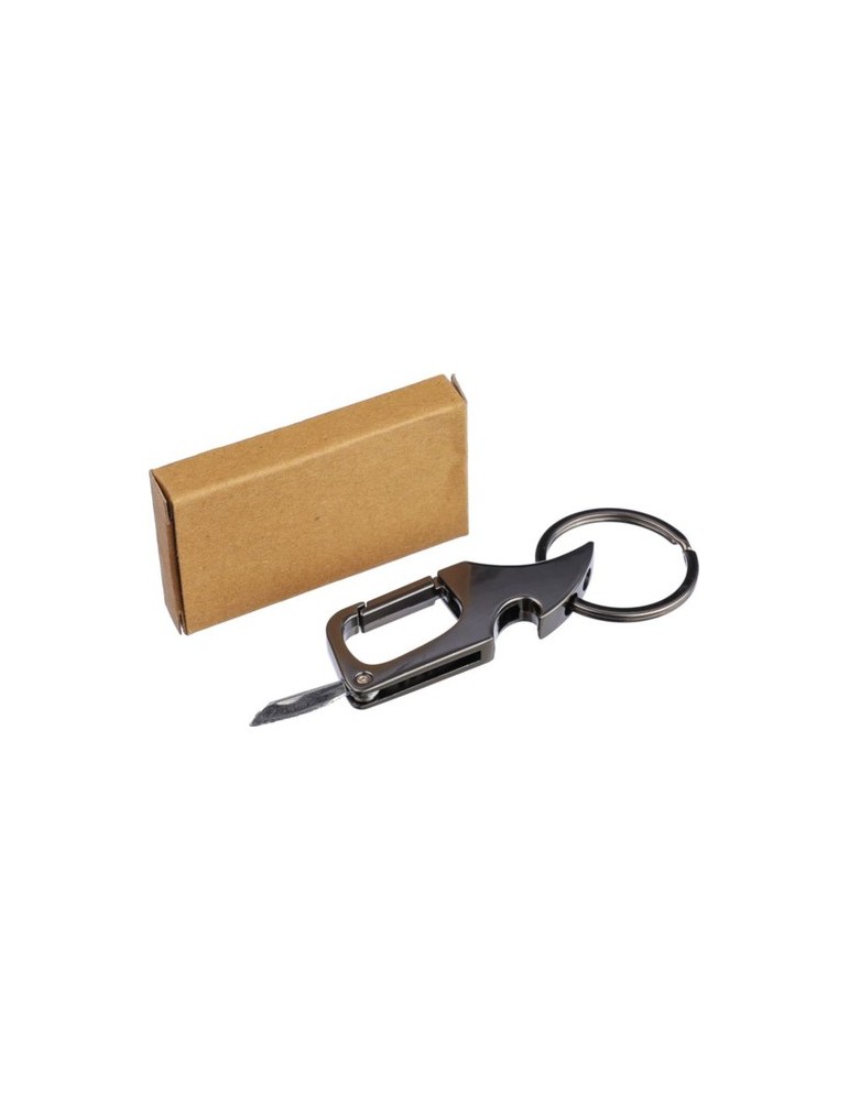 Porte-clés mousqueton en métal Bella