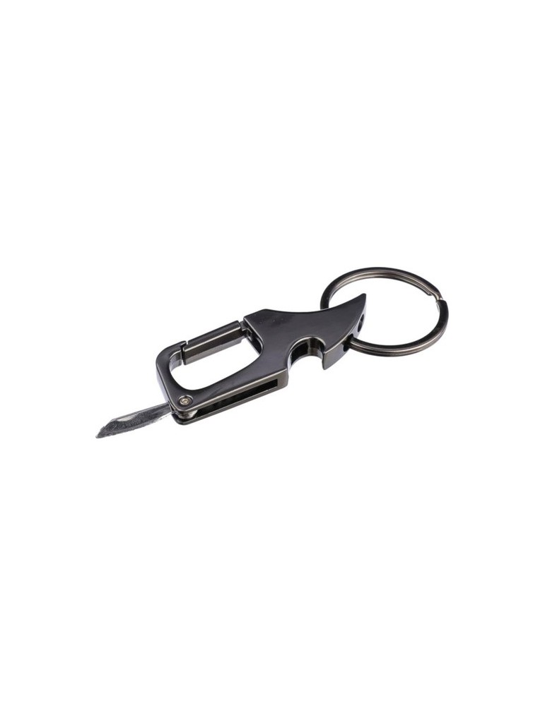 Porte-clés mousqueton en métal personnalisé Bella Matières : métal Couleurs : gun objet promotionnel éco-responsable