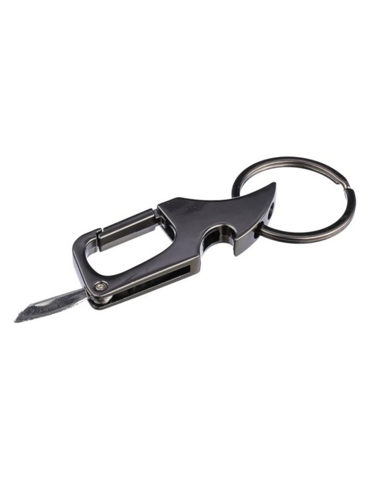 Porte-clés mousqueton en métal Bella