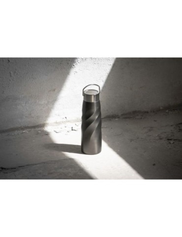 Gourde nomade publicitaire  Vortex Vita Brandcharger Matières : silicone Couleurs : gun livraison express 24h 48h