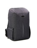 Sac à dos publicitaire personnalisé Brandcharger Phantom Matières : polyester Couleurs : gris impression logo haute qualité