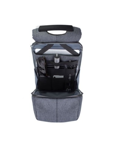 Sac à dos publicitaire personnalisé Brandcharger Phantom Matières : polyester Couleurs : gris cadeau affaires élégant
