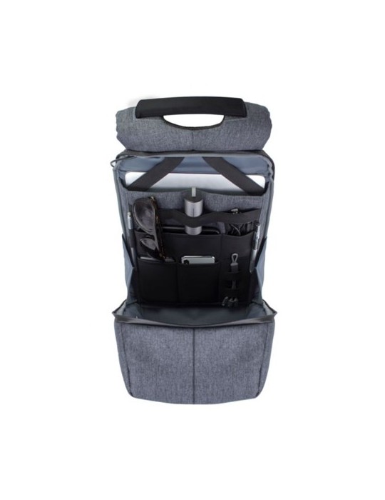 Sac à dos publicitaire personnalisé Brandcharger Phantom Matières : polyester Couleurs : gris cadeau affaires élégant
