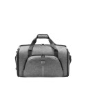 Sac de voyage publicitaire personnalisé Voyager Brandcharger Matières : polyester Couleurs : gris