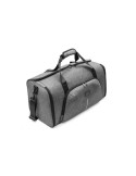 Sac de voyage publicitaire personnalisé Voyager Brandcharger Matières : polyester Couleurs : gris goodies publicitaire événement