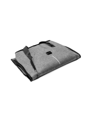 Sac de voyage publicitaire personnalisé Voyager Brandcharger Matières : polyester Couleurs : gris impression haute définition