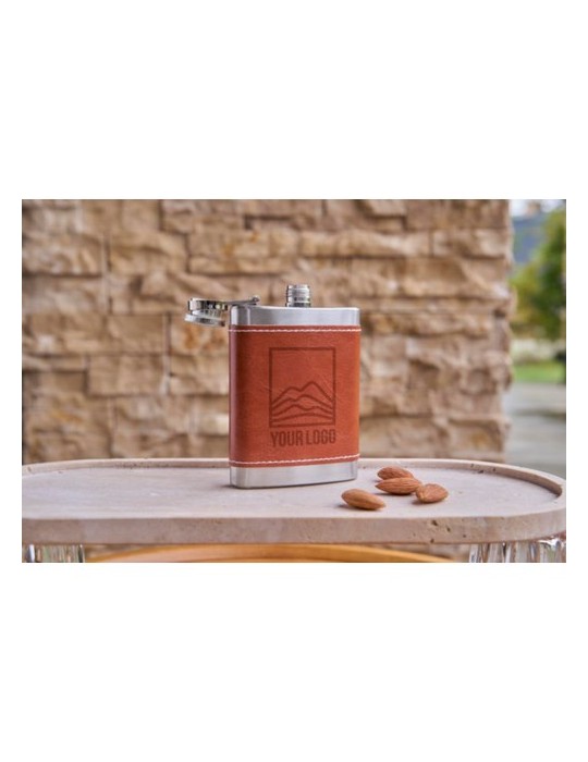 Flasque en acier inoxydable et PU de 100 ml Cedric