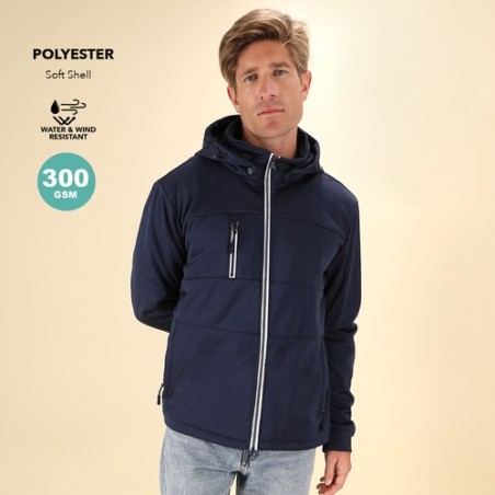 Veste Softshell Personnalisée Confortable et Stylée Grechel pas cher Matières : polyester Taille textile : S Couleurs : noir obj