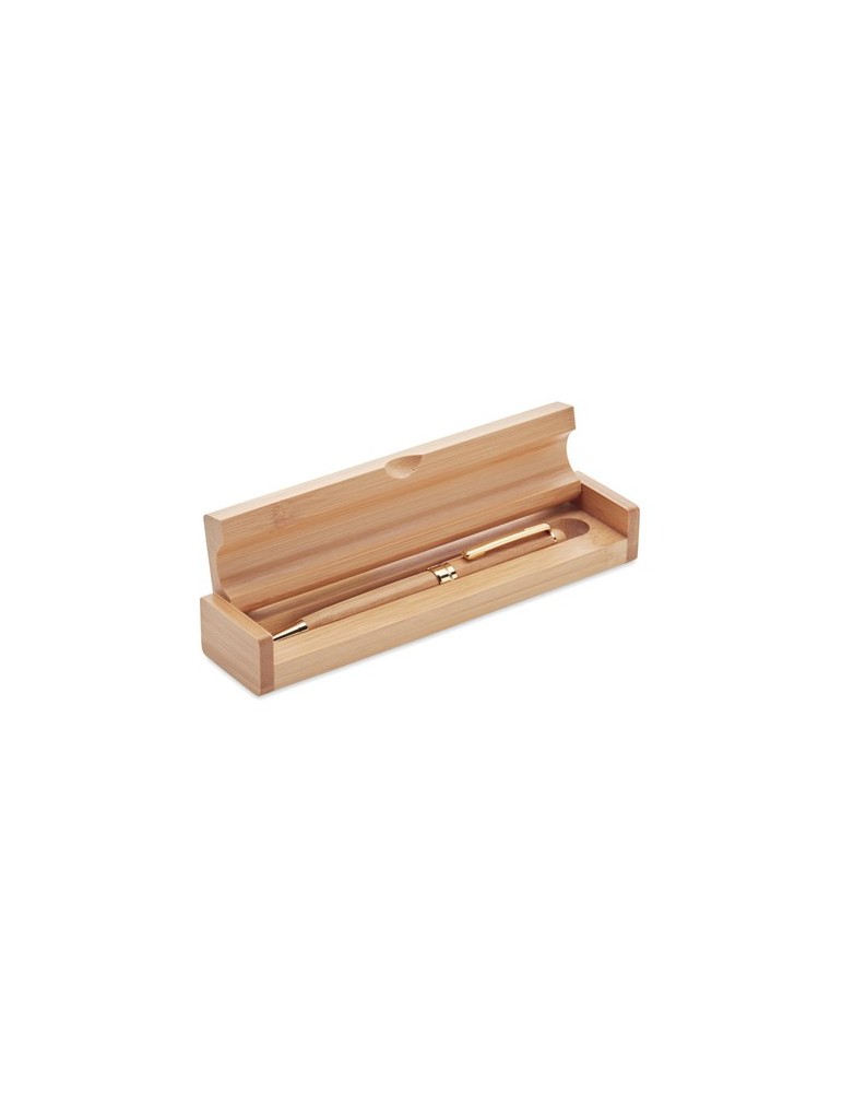 Stylo bille coffret bambou ETNA