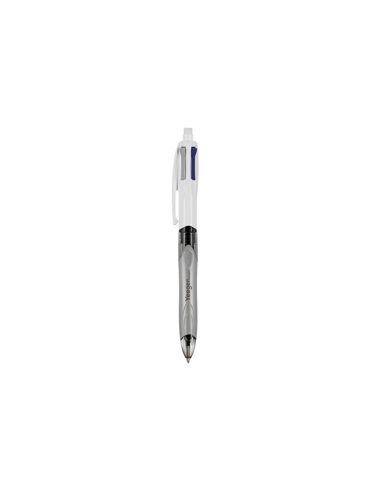 Stylo Bille Publicitaire 4 Couleurs 3+1HB BIC® Matières : plastique Couleurs : blanc goodies publicitaire événementiel