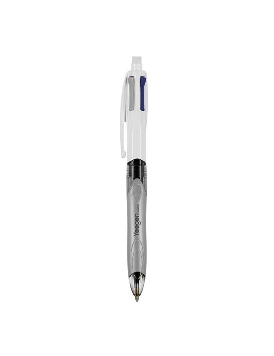 Stylo Bille Publicitaire 4 Couleurs 3+1HB BIC® Matières : plastique Couleurs : blanc goodies publicitaire événementiel