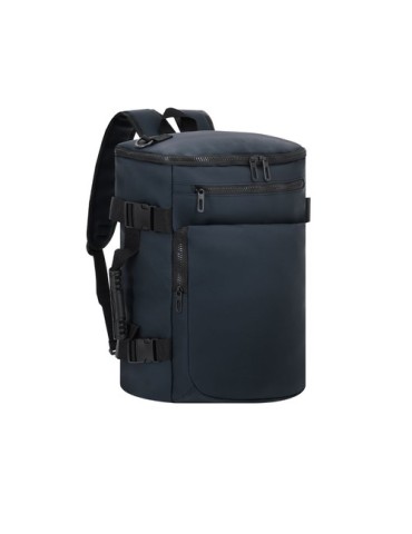 Sac à Dos Publicitaire Éco-responsable Rigan Matières : PU Couleurs : bleu marine accessoire événementiel unique