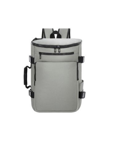 Sac à Dos Publicitaire Éco-responsable Rigan Matières : PU Couleurs : gris goodies publicitaire événementiel