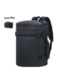 Sac à Dos Publicitaire Éco-responsable Rigan Matières : PU Couleurs : gris impression haute définition