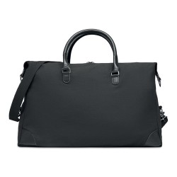 Sac week-end en toile 340gr/m² personnalisé - MONACO Matières : coton Couleurs : noir goodies publicitaire événementiel