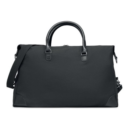Sac week-end en toile 340gr/m² personnalisé - MONACO Matières : coton Couleurs : noir goodies publicitaire événementiel