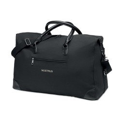Sac week-end en toile 340gr/m² personnalisé - MONACO Matières : coton Couleurs : noir impression haute définition