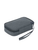 Trousse organisatrice personnalisée  Zimmer Couleurs : noir Matières : polyester recyclé cadeau collaborateur premium
