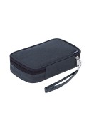 Trousse organisatrice personnalisée  Zimmer Couleurs : noir Matières : polyester recyclé personnalisation sur mesure
