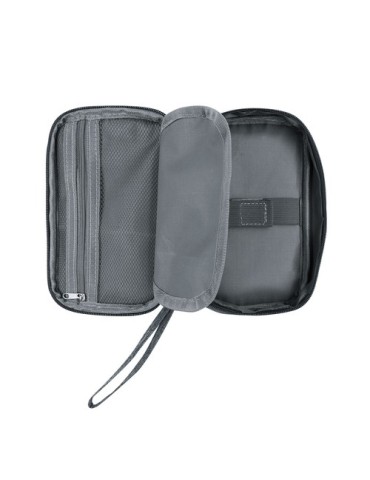 Trousse organisatrice personnalisée  Zimmer Couleurs : gris Matières : polyester recyclé personnalisation rapide en France