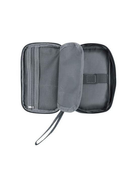 Trousse organisatrice personnalisée  Zimmer Couleurs : gris Matières : polyester recyclé personnalisation rapide en France