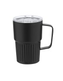 Tasse thermique personnalisée en acier inoxydable - Finbar Couleurs : blanc Matières : acier inoxydable recyclé goodies publicit