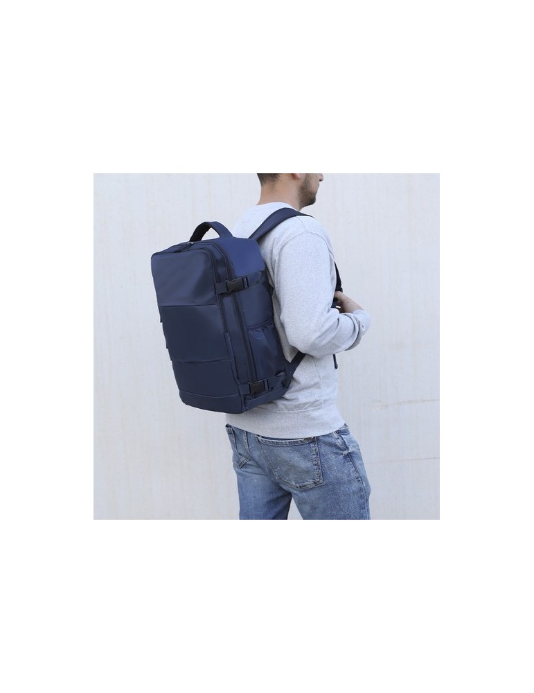 Sac à dos publicitaire personnalisé Hinkle Matières : polyester Couleurs : noir impression logo haute qualité