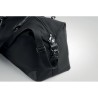 Sac week-end en toile 340gr/m² personnalisé - MONACO Matières : coton Couleurs : noir marquage laser ultra précis