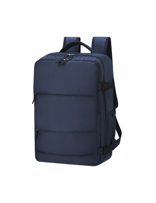 Sac à dos publicitaire personnalisé Hinkle Matières : polyester Couleurs : gris marquage laser ultra précis