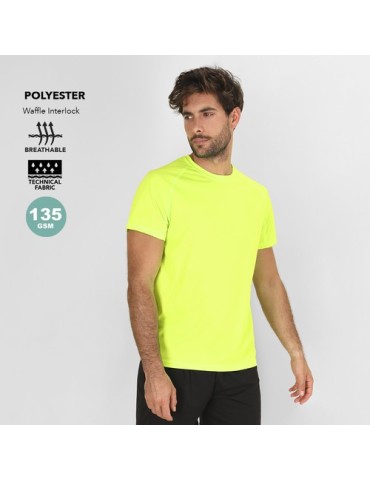 T-Shirt personnalisé adulte Cocker Matières : polyester Taille textile : S Couleurs : rouge marquage couleur éclatante 2