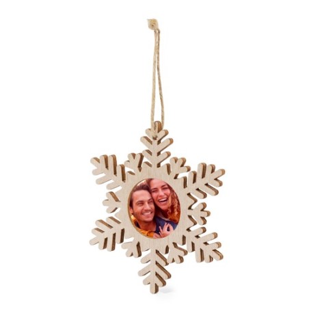 Ornement de Noël Cadre Photo Décoratif Personnalisé à Prix Abordable Jorik Matières : bois personnalisation sur mesure