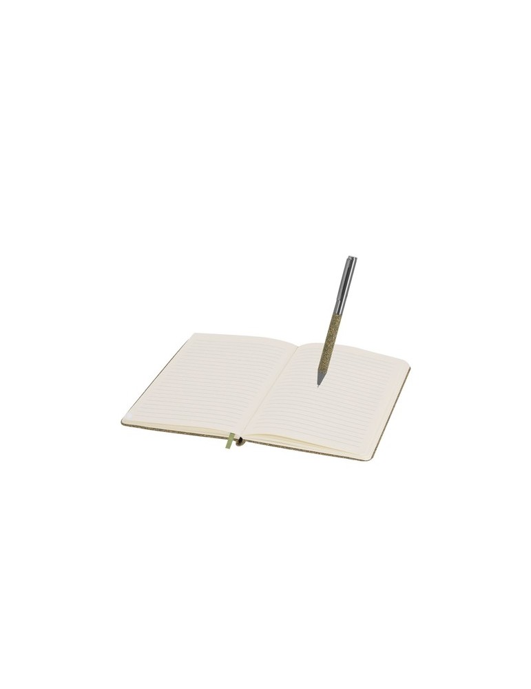Set Publicitaire d'Outils Éco-responsables Malcon Couleurs : vert Matières : déchets de feuilles de thé impression haute définit