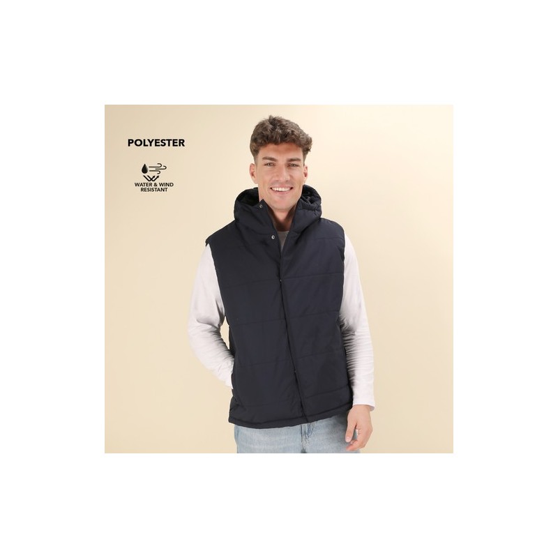 Gilet à Capuche Résistant au Vent et à l'Eau Personnalisé pas cher - Brooke Matières : polyester Taille textile : S Couleurs : n