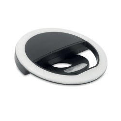 Lampe portable personnalisée pour selfie - HELIE Matières : polystyrène (PS) Couleurs : noir