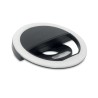 Lampe portable personnalisée pour selfie - HELIE Matières : polystyrène (PS) Couleurs : noir
