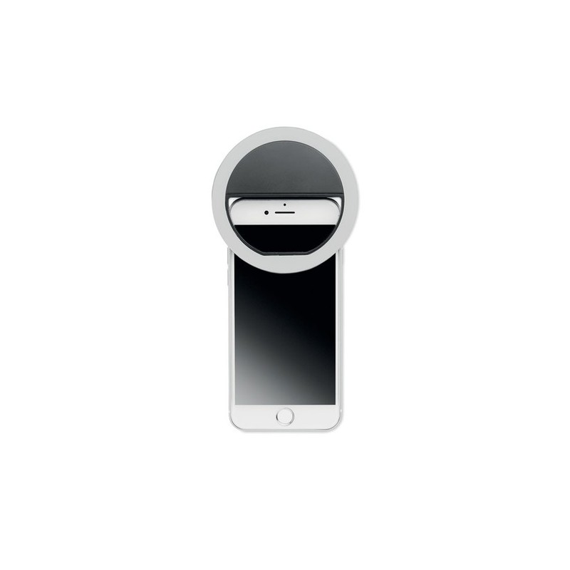 Lampe portable personnalisée pour selfie - HELIE Matières : polystyrène (PS) Couleurs : noir personnalisable avec votre logo