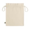 Sac cadeau  en coton biologique medium - AMBER Matières : coton Couleurs : beige goodies publicitaire événementiel