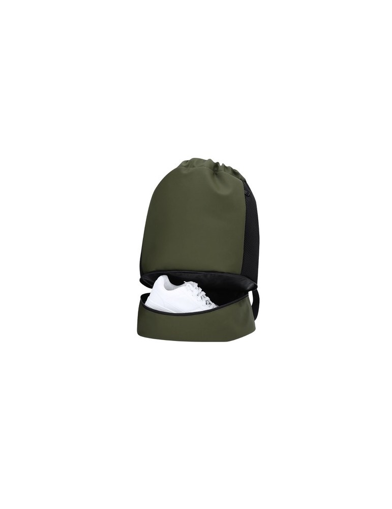 Sac à Dos Publicitaire Éco-responsable Handryx Matières : PU Couleurs : noir impression logo haute qualité