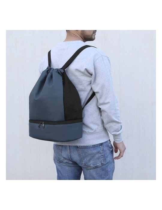 Sac à Dos Publicitaire Éco-responsable Handryx Matières : PU Couleurs : noir personnalisable avec votre logo