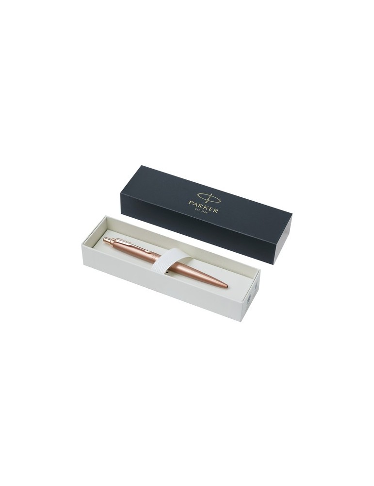 Stylo Monochrome Personnalisé Jotter XL Matières : acier inoxydable Couleurs : rose cadeau affaires élégant