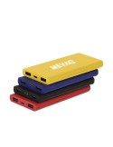 Power Bank Publicitaire Éco-responsable Caplan Couleurs : jaune impression logo haute qualité