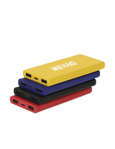 Power Bank Publicitaire Éco-responsable Caplan Couleurs : bleu objet publicitaire robuste