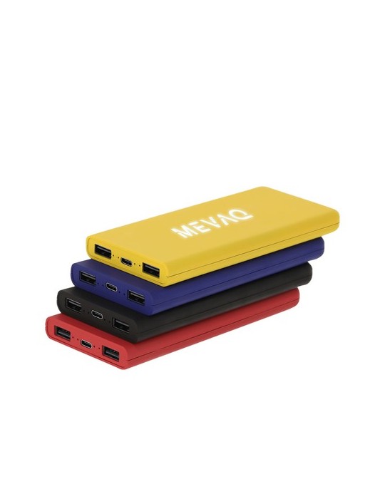 Power Bank Publicitaire Éco-responsable Caplan Couleurs : bleu objet publicitaire robuste