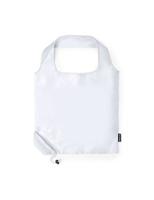 Sac Pliable Éco-responsable Bralam Matières : PET recyclé Couleurs : blanc marquage laser ultra précis